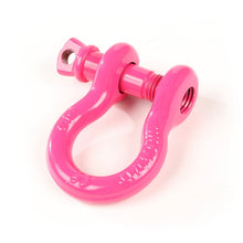 Load image into Gallery viewer, Rugged Ridge Pink 3/4in D-Ring Shackles