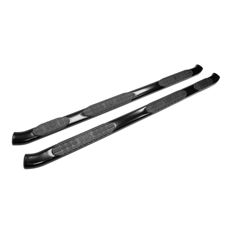 Westin 2009-2018 Ram/Dodge 1500 Quad Cab (6.5 ft Bed) PRO TRAXX 5 WTW Oval Nerf Step Bars - Black