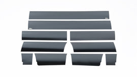 Putco 09-14 Ford F-150 Super Cab 6.5 (w/o Factory Fender Flares) Blk Platinum Rocker Panels - 10pcs