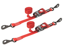 Load image into Gallery viewer, SpeedStrap 1 1/2In x 10Ft Ratchet Tie-Down (2 Pack) - Red