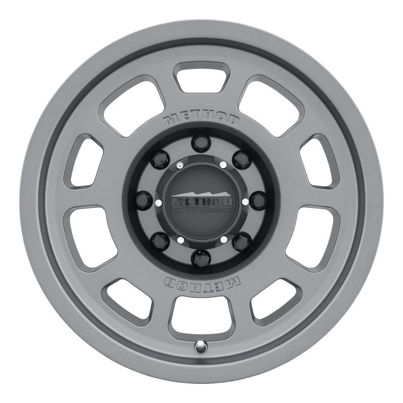 Method MR705 18x9 +18mm Offset 8x180 130.81mm CB Titanium Wheel