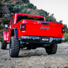 Load image into Gallery viewer, Westin 2020 Jeep Gladiator w/Sensors WJ2 Rear Bumper w/Sensor - Textured Black