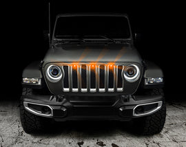 Oracle Pre-Runner Style LED Grille Kit for Jeep Wrangler JL - Amber