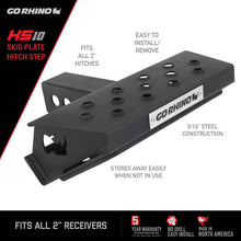 Load image into Gallery viewer, Go Rhino HS-10 Hitch Skid Step