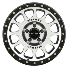 Load image into Gallery viewer, Method MR305 NV 17x8.5 0mm Offset 5x5.5 108mm CB Machined/Black Street Loc Wheel