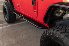 Load image into Gallery viewer, DV8 Offroad 07-18 Jeep Wrangler JK (4 Door Only) OE Plus Side Steps