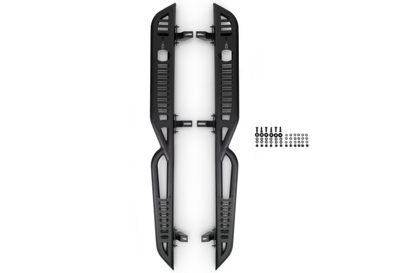 DV8 Offroad 07-18 Jeep Wrangler JK (4 Door Only) OE Plus Side Steps