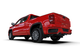 Rally Armor 19-25 GMC Sierra 1500 AT4 Black UR Mud Flap w/ White Logo