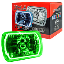 Load image into Gallery viewer, Oracle Pre-Installed Lights 7x6 IN. Sealed Beam - Green Halo SEE WARRANTY