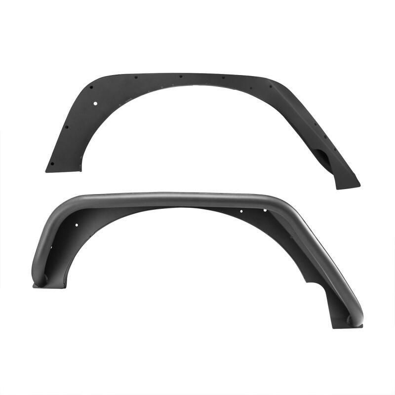 Westin/Snyper 18-20 Jeep Wrangler Tube Fenders - Rear - Textured Black