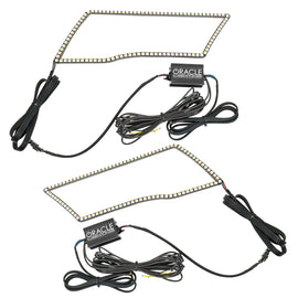 Oracle 09-18 Dodge Ram Switchback Quad Headlight Halo Kit - RGB+A + w/o Controller