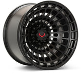 Vossen LCX-04 24x12 - 6x139.7 - ET44 - Ultra Deep - 78.1 - Satin Black Wheel