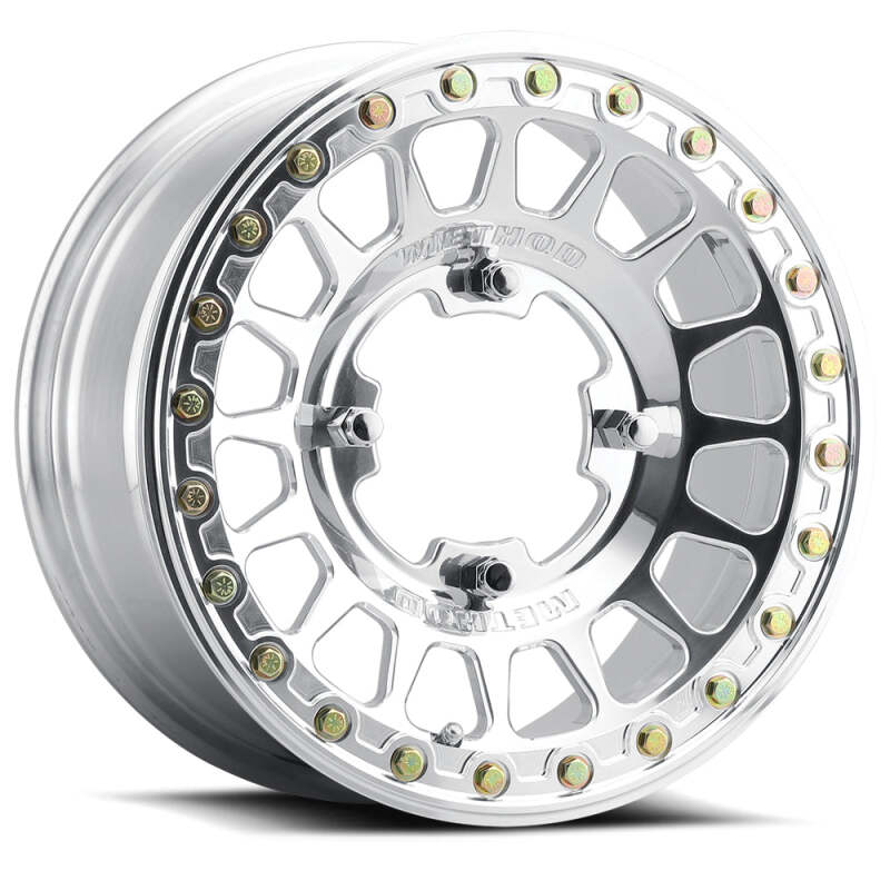 Method MR413 Beadlock 15x10.0 0mm Offset 6x139.7 BP 78.30mm CB Polished Wheel w/ BH-H24100