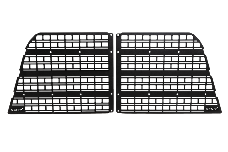 Gen-Y 19+ Dodge Ram 2500/3500 Defender Headache Rack/ 3-Molle Panels - Black