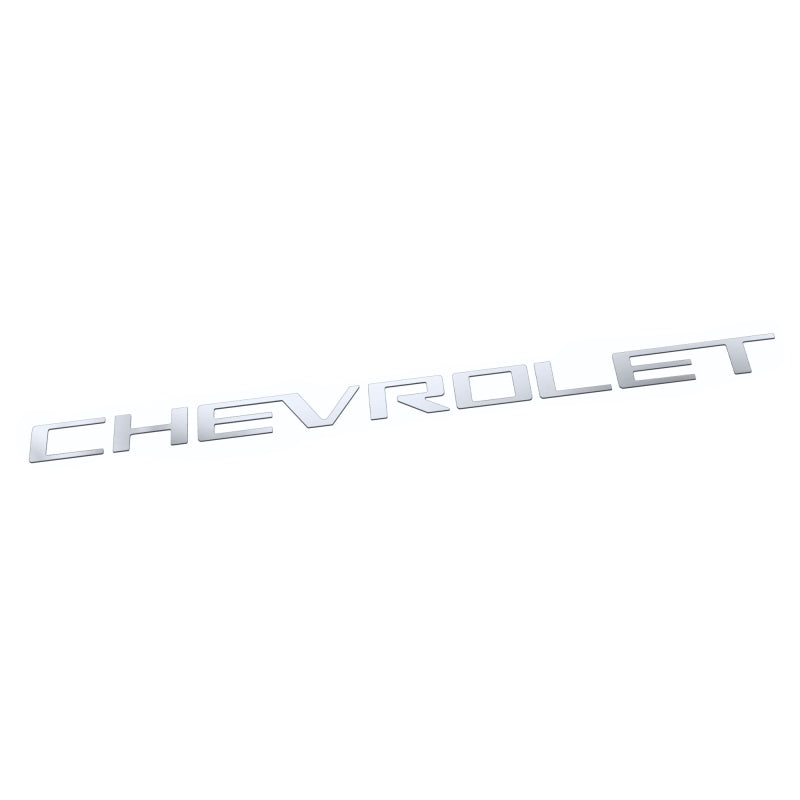 Putco 23-24 Chevrolet Colorado - Grille Letters - Black Platinum Chevrolet Letters