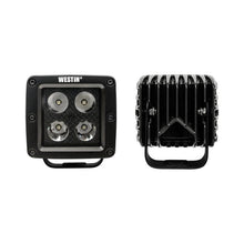 Load image into Gallery viewer, Westin HyperQ LED Auxiliary Lights 3in x 3in cube 20w Flood - Black