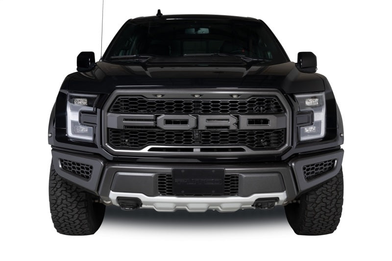 Putco 18-20 Ford F-150 Raptor - Hex Shield - Black Powder Coated Bumper Grille Inserts