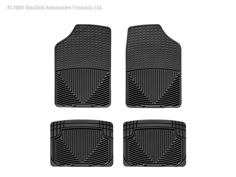 WT Rubber Mats - Front - Blk