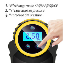 Load image into Gallery viewer, Automatic Portable Handheld Digital LED Smart Car Air Compressor