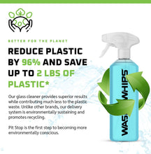 Load image into Gallery viewer, WASH&amp;WHIPS Pit Stop Glass Cleaner / All Surface Cleaner Refill Tablets (Makes 5 Gallons)