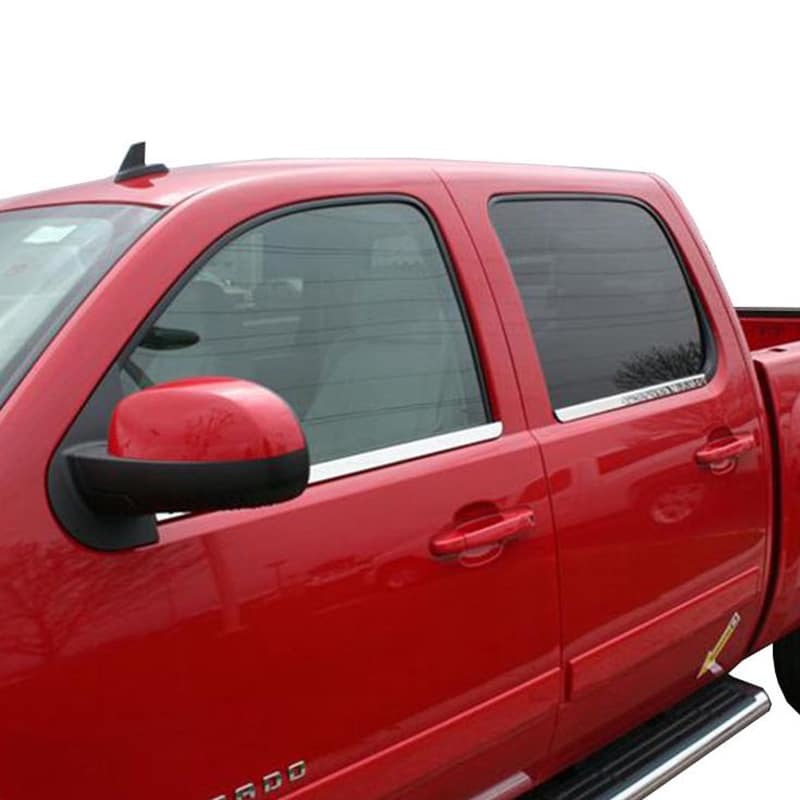 Putco 14-18 Chevy Silverado LD - GMC Sierra LD - Double Cab Window Trim Accents