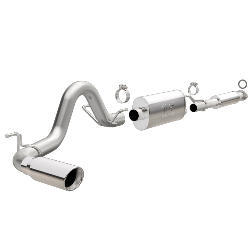 MagnaFlow Cat-Back 2016 Toyota Tacoma TRD 3.5L V6 SS 3in Single Pass Side Exit Rear 4in Tip