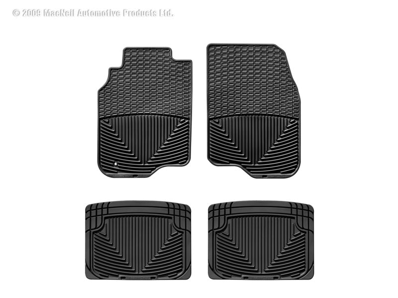 WT Rubber Mats - Rear - Blk