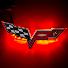 Load image into Gallery viewer, Oracle Chevrolet Corvette C6 Illuminated Emblem - Red SEE WARRANTY