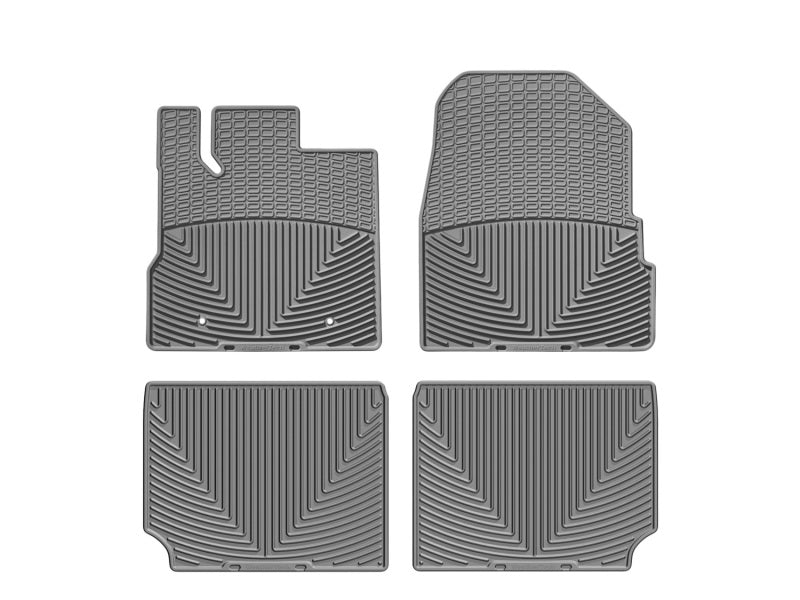 WT Rubber Mats - Front - Grey