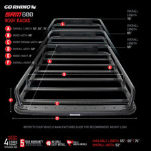 Load image into Gallery viewer, Go Rhino SRM600 Series Tubular Rack - 75in
