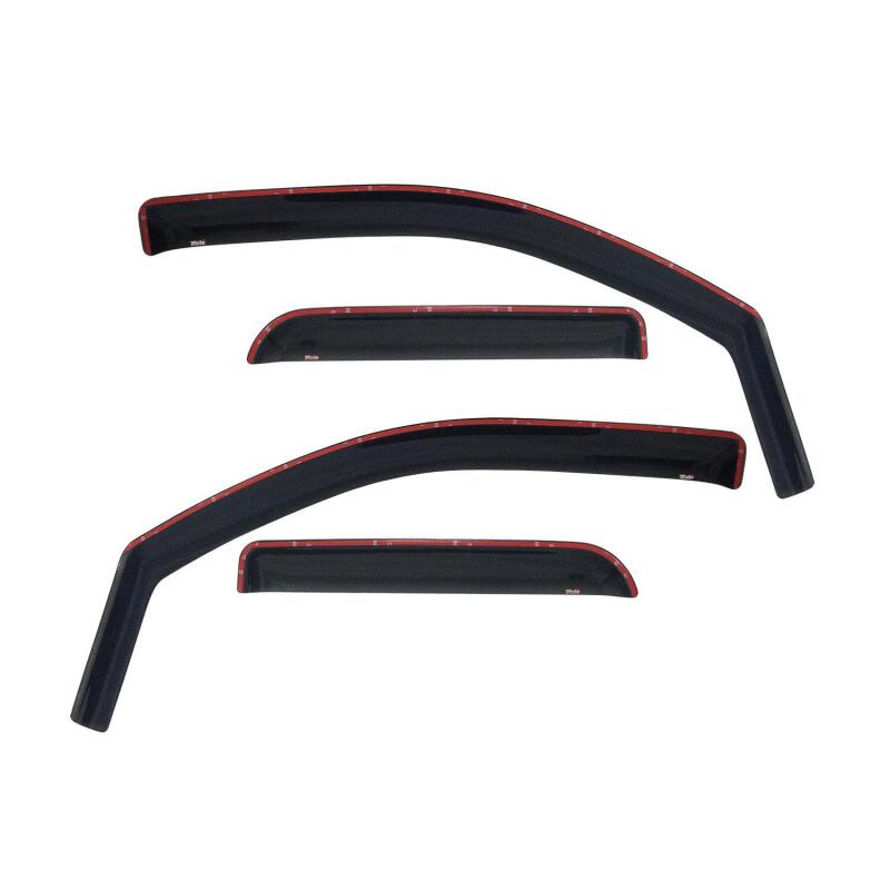 Westin 2007-2014 Chevrolet/GMC Tahoe/Yukon/Yukon Denali Wade In-Channel Wind Deflector 4pc - Smoke