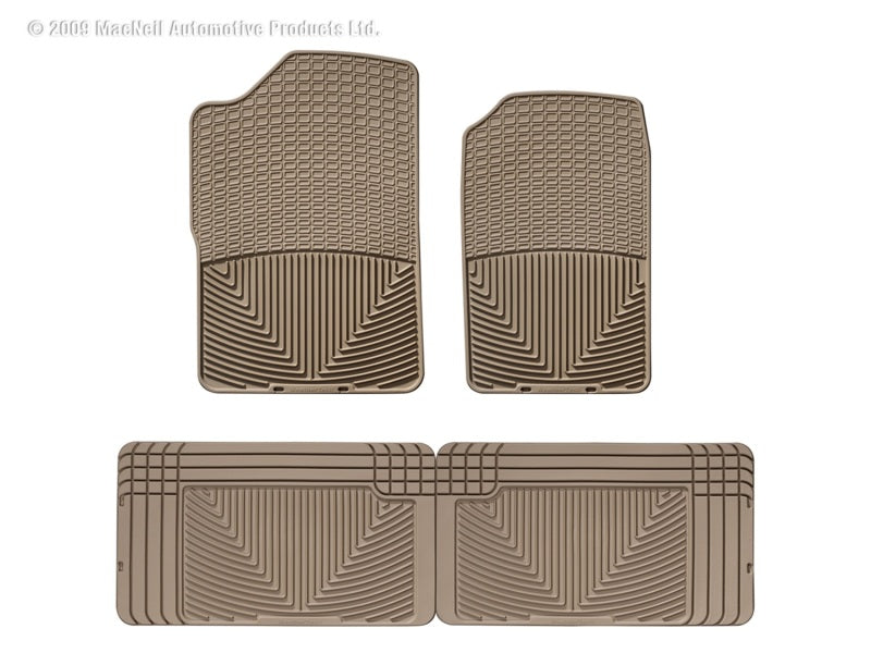 WT Rubber Mats - Front - Tan