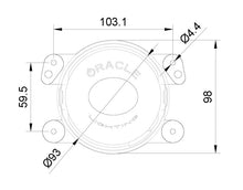 Load image into Gallery viewer, Oracle 100mm 15W Driving Beam LED Emitter - 6000K SEE WARRANTY