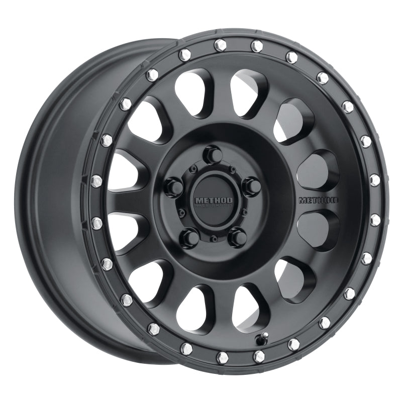 Method MR315 17x9 -12mm Offset 5x5 71.5mm CB Matte Black Wheel