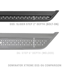 Load image into Gallery viewer, Go Rhino 2021+ Ford Bronco Dominator Extreme Side Steps w/Brackets - Textured Black