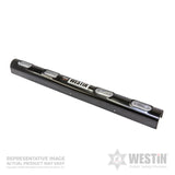 Westin Push Bumper Elite Light Channel 33.1 inch Whelen 4 Hole - Black