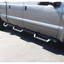 Load image into Gallery viewer, Westin 99-16 Ford F-250/350/450/550 CC (6.75ft Bed) HDX Drop Whl to Whl Nerf Step Bars - Text Blk