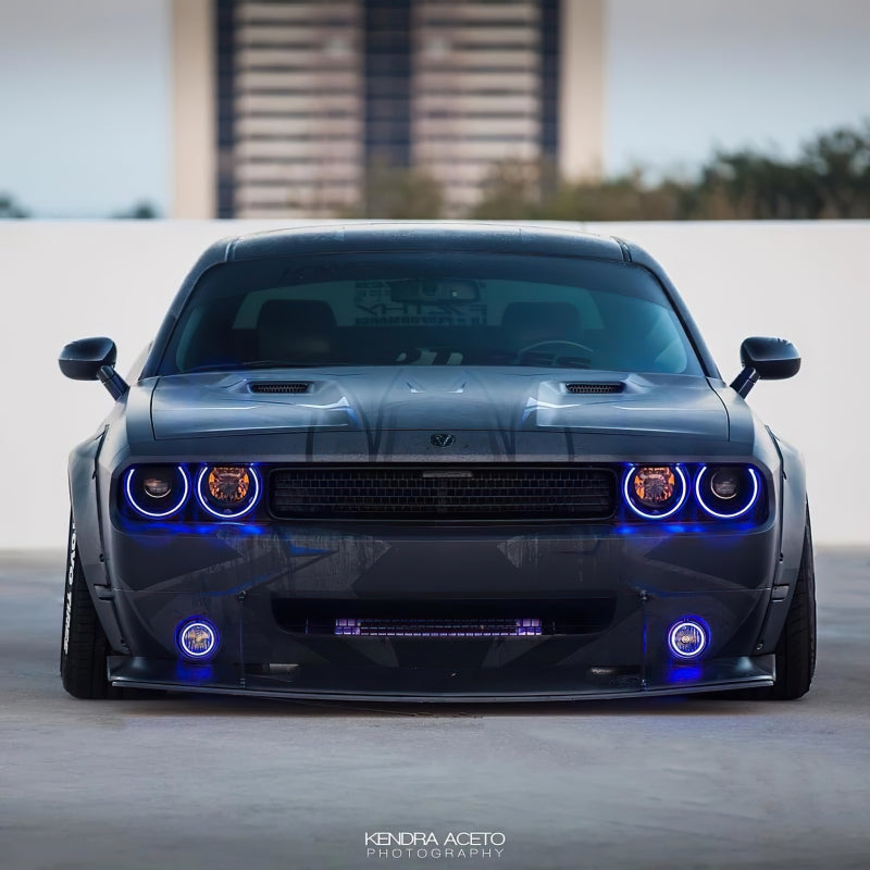 Oracle 0814 Dodge Challenger Dynamic Surface Mount Headlight/Fog Light Halo Kit COMBO