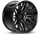 Vossen HF6-5 24X10 / 6X139.7 / ET35 / Deep Face / 95.1 - Tinted Gloss Black Wheel