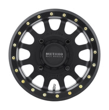 Load image into Gallery viewer, Method MR401 UTV Beadlock 15x7 / 4+3/13mm Offset / 4x136 / 106mm CB Matte Black Wheel