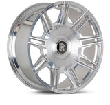 Vossen x Novitec SP2 22x10 5x120 BP ET12 Brushed Gloss Clear Rolls-Royce Phantom 1st Gen Rear Wheel