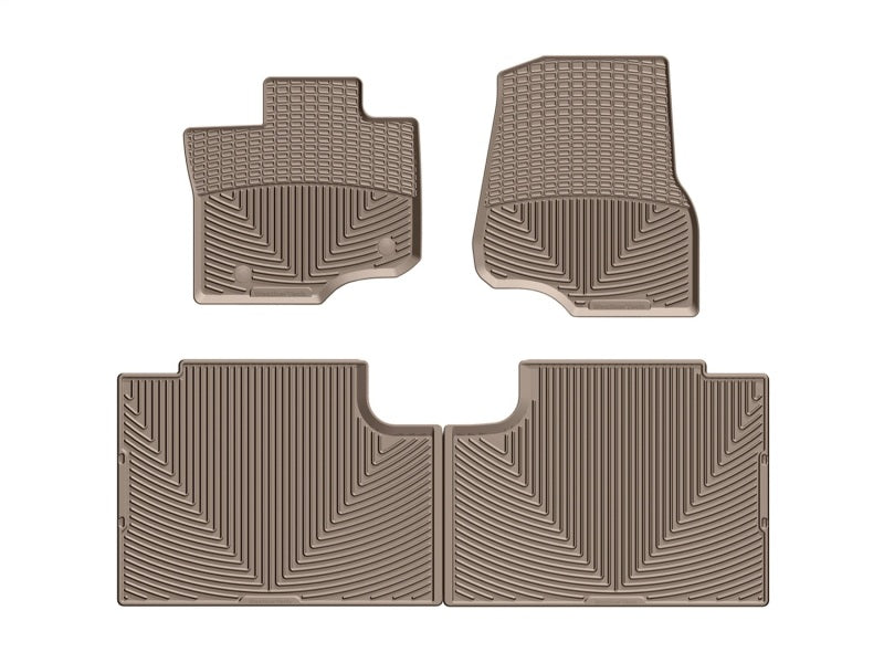 WT Rubber Mats - Front - Tan