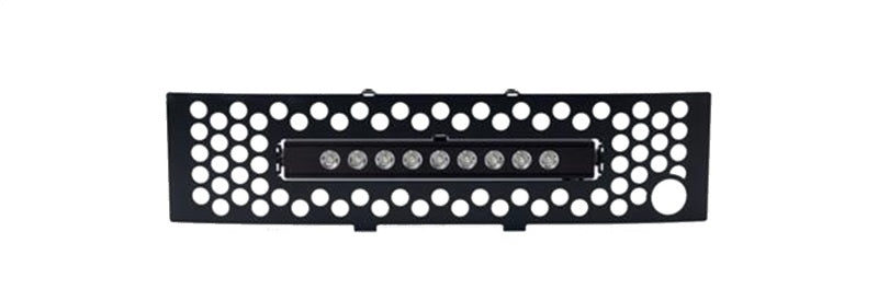 Putco 11-14 Ford F-150 EcoBoost SS Black Punch Bumper Grille Insert w/ 10in Luminix Light Bar