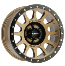 Load image into Gallery viewer, Method MR305 NV 20x10 -18mm Offset 6x135 94mm CB Method Bronze/Black Street Loc Wheel