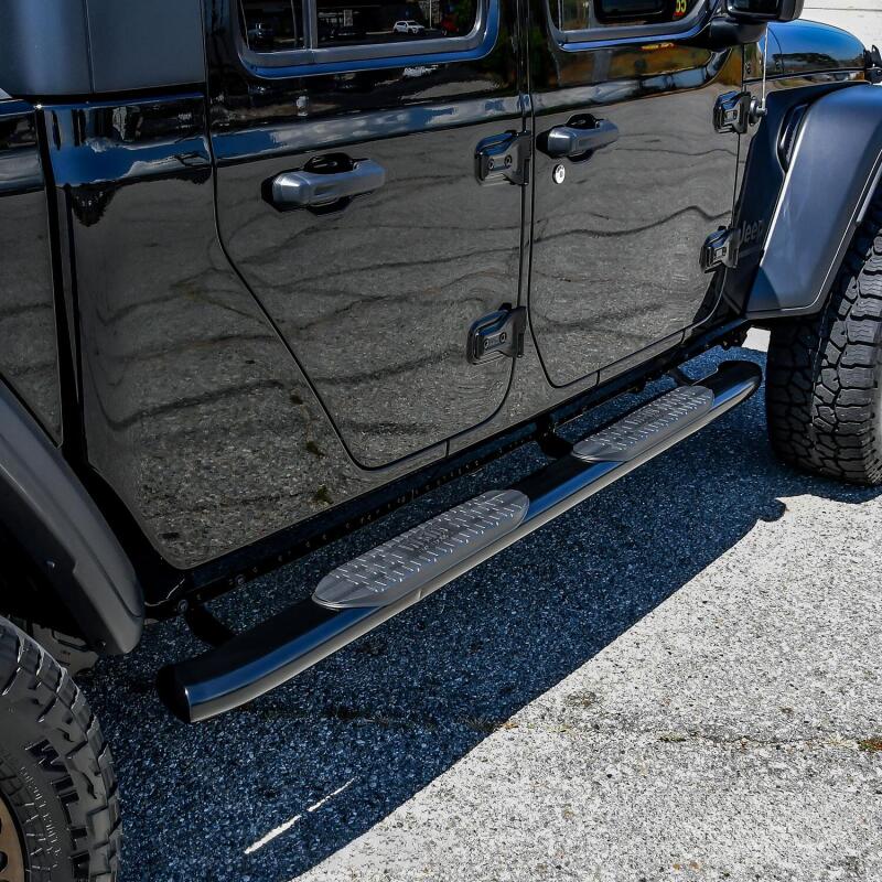 Westin 2020 Jeep Gladiator PRO TRAXX 5 WTW Oval Nerf Step Bars - Black