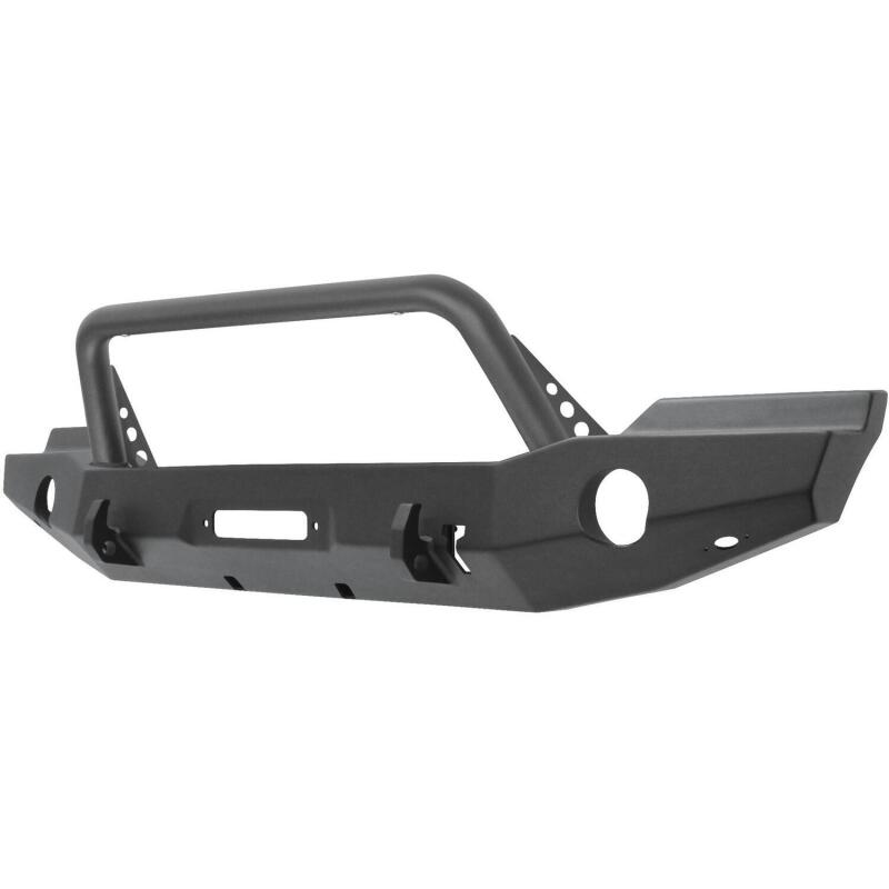 Westin 07-18 Jeep Wrangler JK WJ2 Full Width Front Bumper w/Bull Bar Textured Black