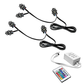 Oracle 19-21 Chevy Silverado 1500 RGB+W Headlight DRL Kit - w/ Simple Controller