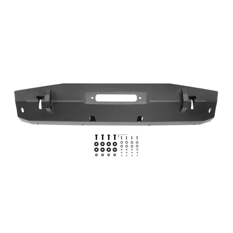 Westin 18-22 Jeep Wrangler JL / 20-22 Gladiator WJ2 Stubby Front Bumper - Tex. Blk