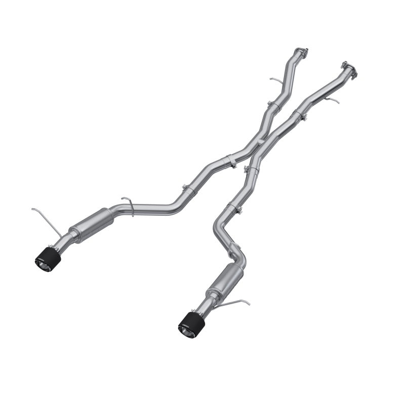 MBRP 18-23 Dodge Durango SRT 6.4L Armor Pro T304 SS 3in Cat Back Exhaust Dual Rear Exit w/ CF Tips