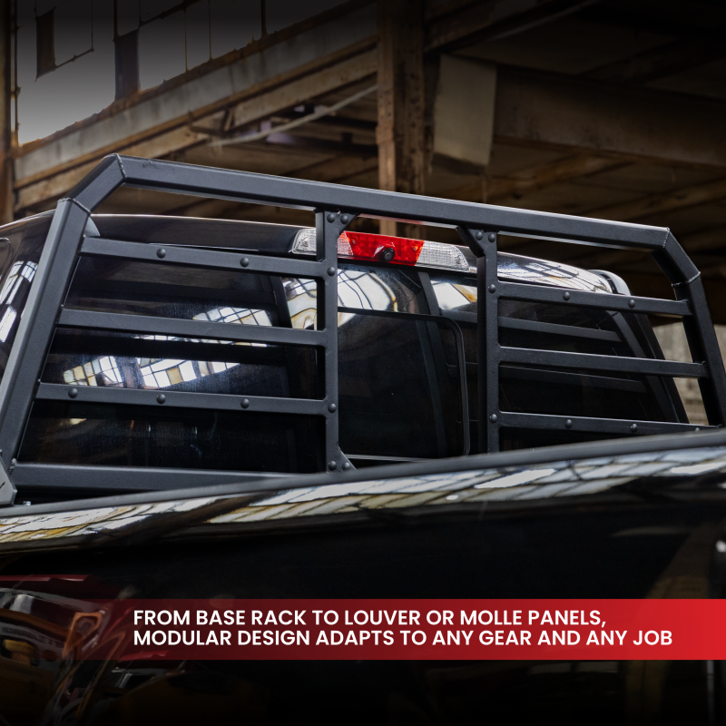 Gen-Y 17+ Ford F250/ F350 Defender 2 Outer Louver Panel for Headache Rack - Black